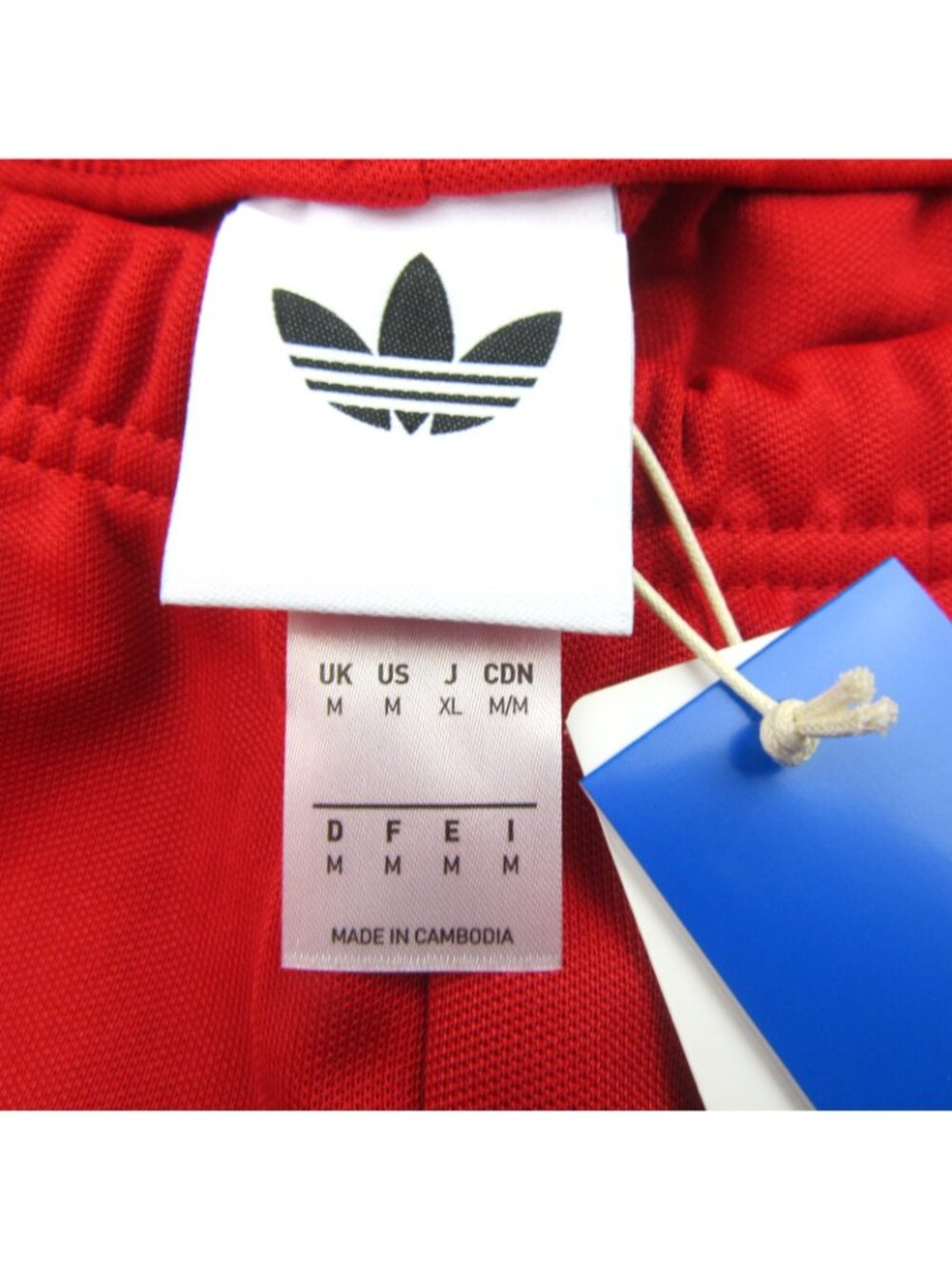 Adidas Originals Classic Track Pants Men's Size Medium Scarlet Red NEW - Picture 10 of 15